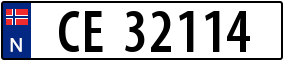 Truck License Plate
